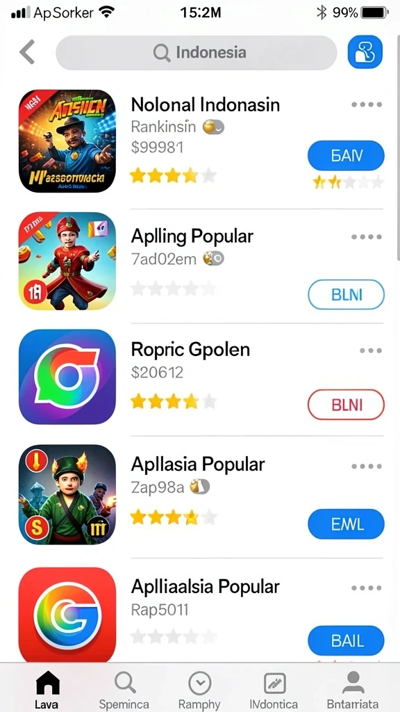 Tantangan seru di setiap level permainan.