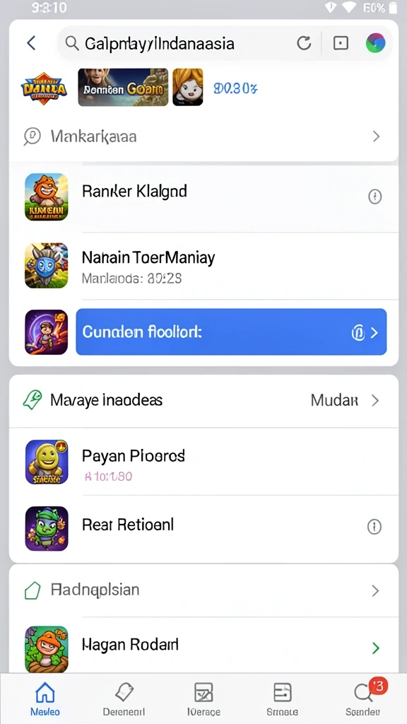 Fitur notifikasi untuk acara baru dan tayangan menarik.