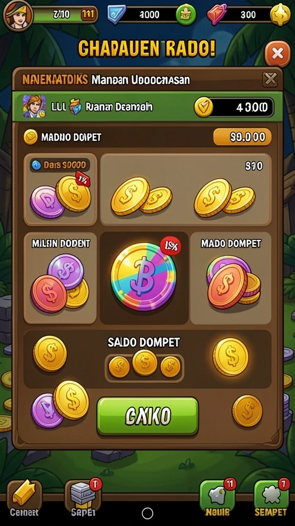 Screenshot gameplay yang menunjukkan aksi epik dalam permainan.