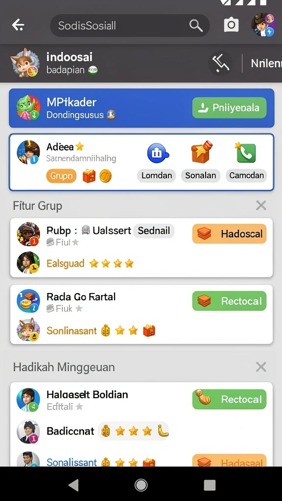 Tampilan antarmuka yang menarik dan mudah digunakan.
