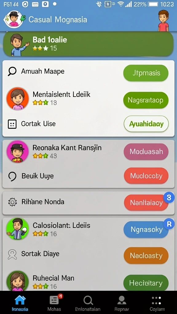 Screenshot menunjukkan fitur multiplayer yang seru.