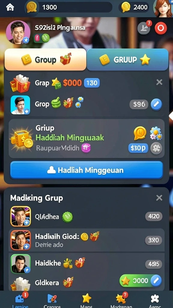 Screenshot menampilkan karakter utama dalam aksi melawan musuh.