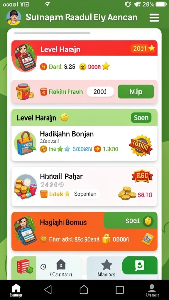 Tampilan antarmuka yang user-friendly.
