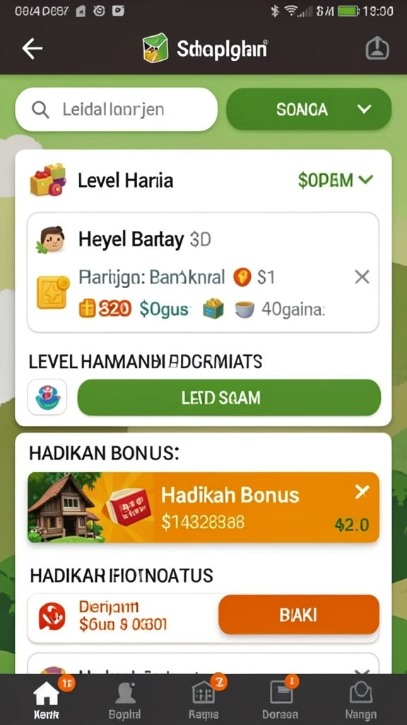 Tampilan antarmuka yang modern dan intuitif.