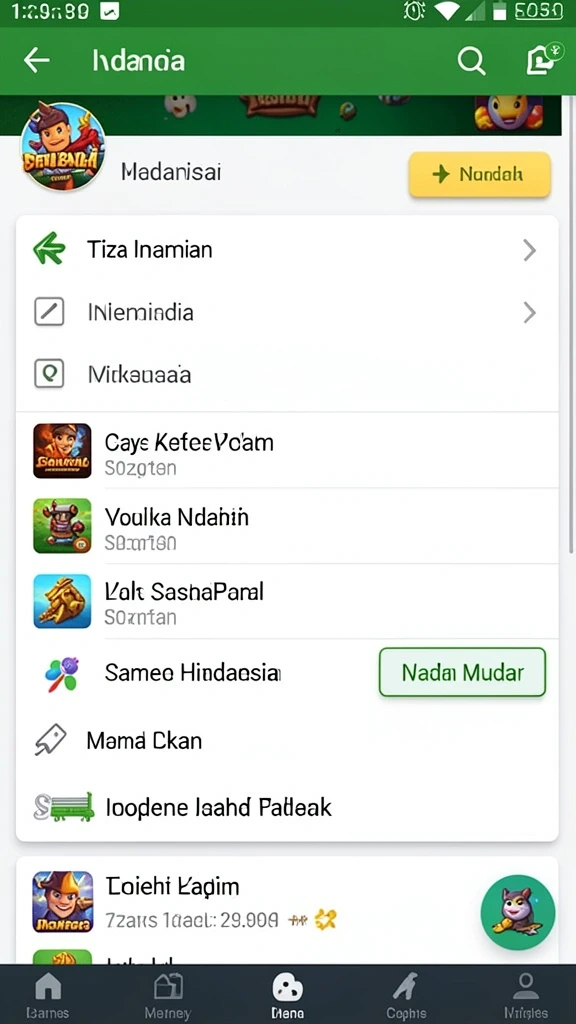 Tangkapan layar menampilkan grafis menakjubkan GIM999.