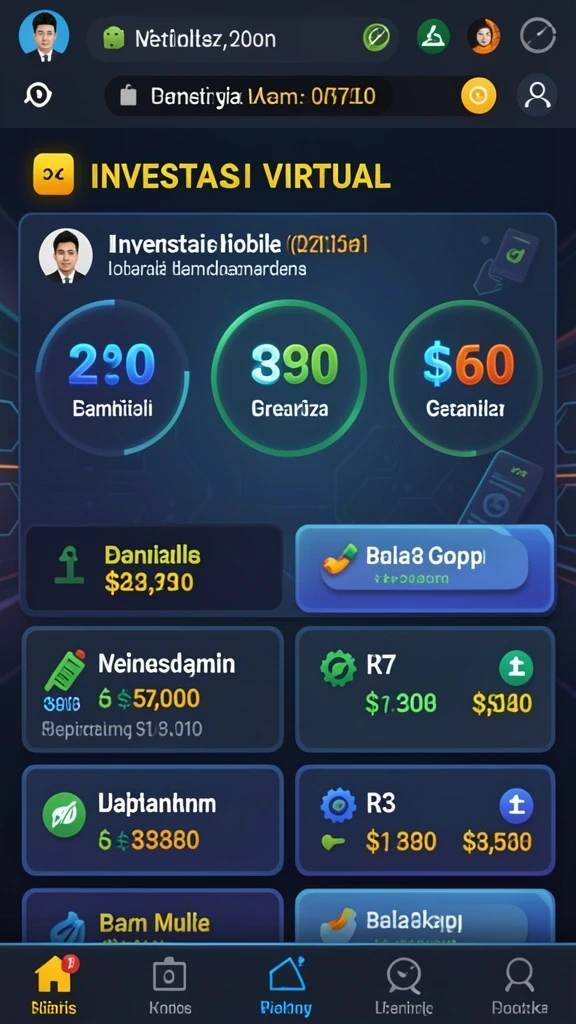 Beragam permainan judi tersedia di aplikasi.