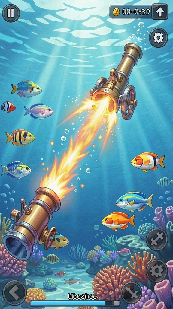 Level yang penuh tantangan dan rintangan menghibur.