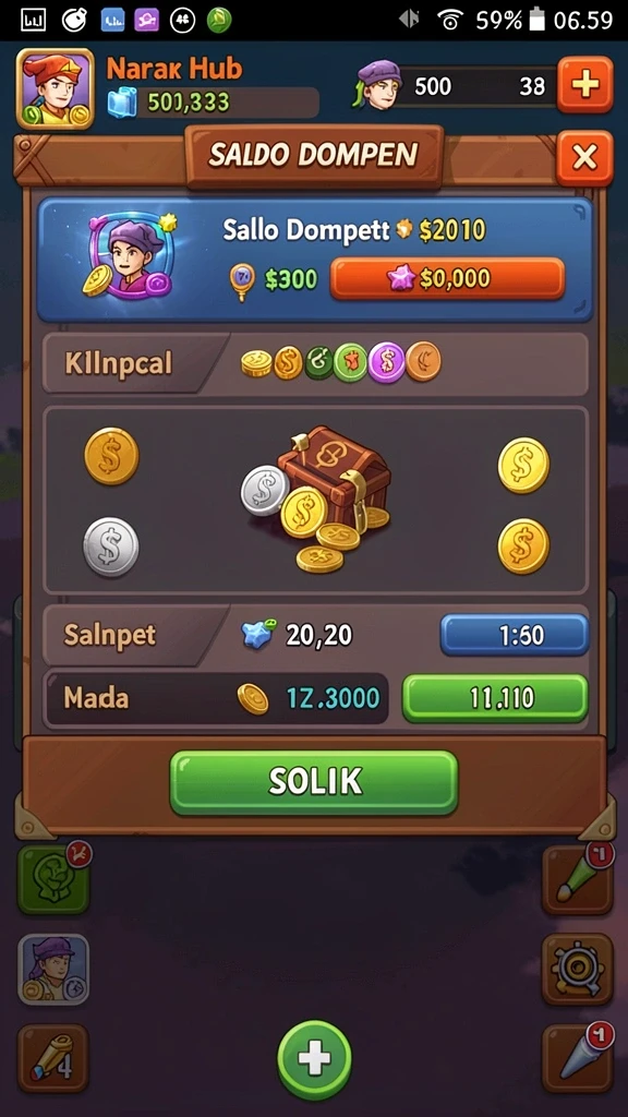 Tentukan pilihan strategis untuk level yang lebih sulit.