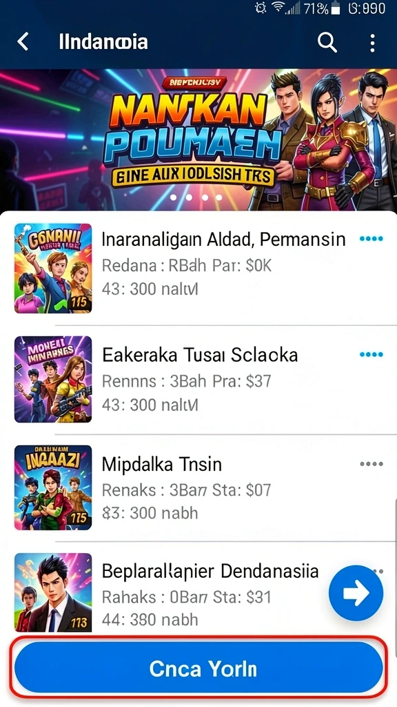 Pengguna berinteraksi dalam mode multiplayer yang seru.
