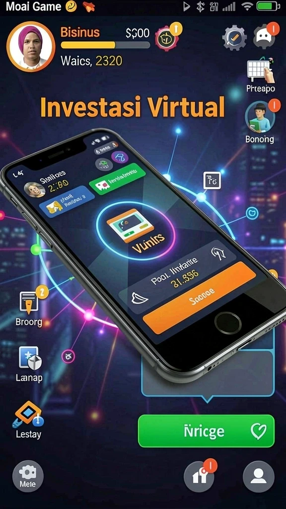Layar bonus harian yang interaktif dan menggiurkan.