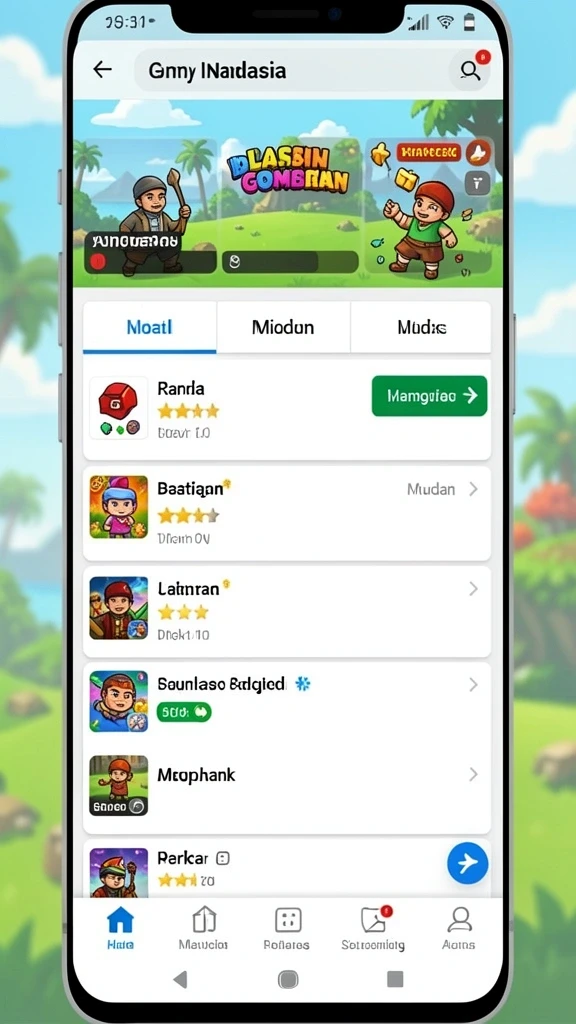 Tantangan level sulit yang menguji keterampilan.