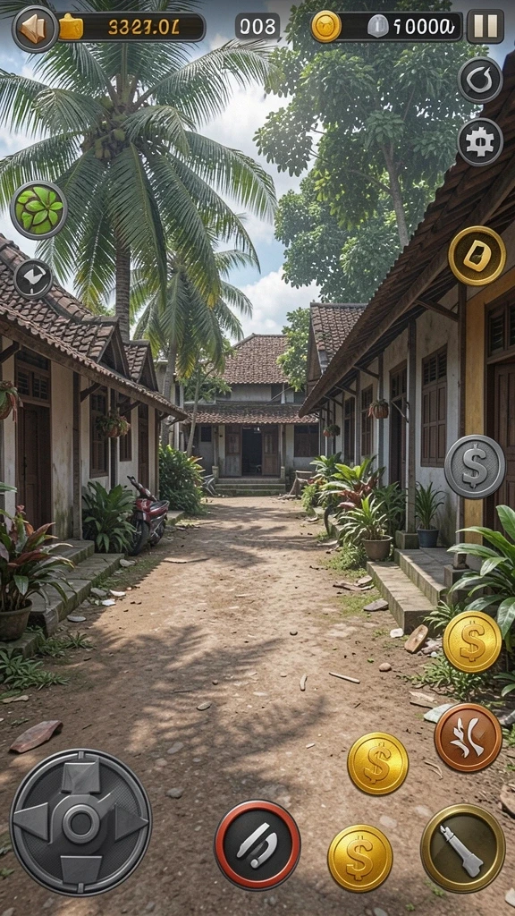 Layar misi harian yang menarik dan menantang.