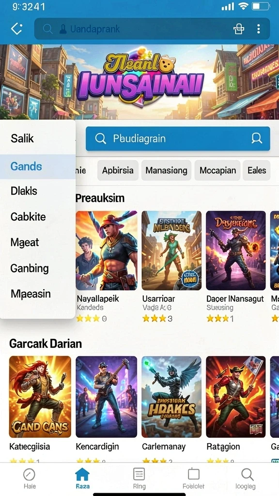 Tampilan antarmuka yang ramah pengguna.