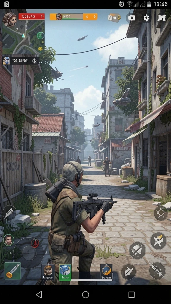 Screenshot menunjukkan interaksi antara pemain dalam game.