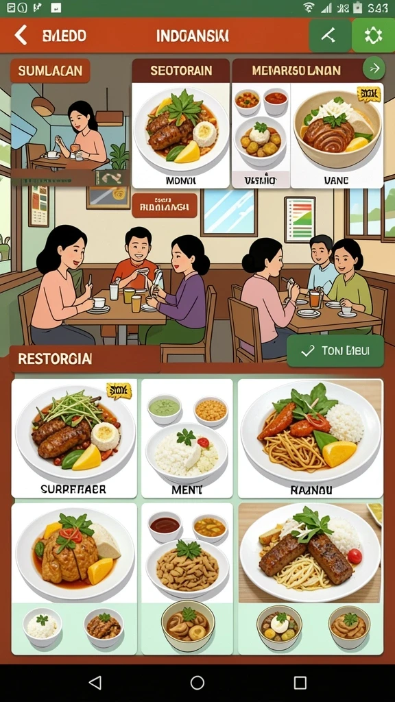 Tampilan antarmuka yang menarik dan user-friendly.