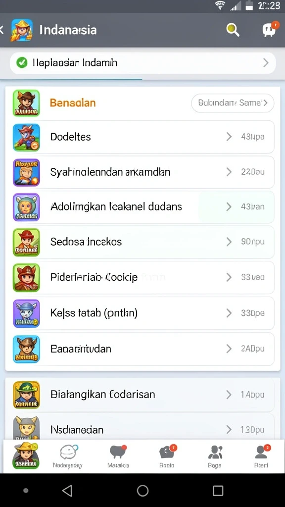 Fitur event menarik untuk semua pemain.