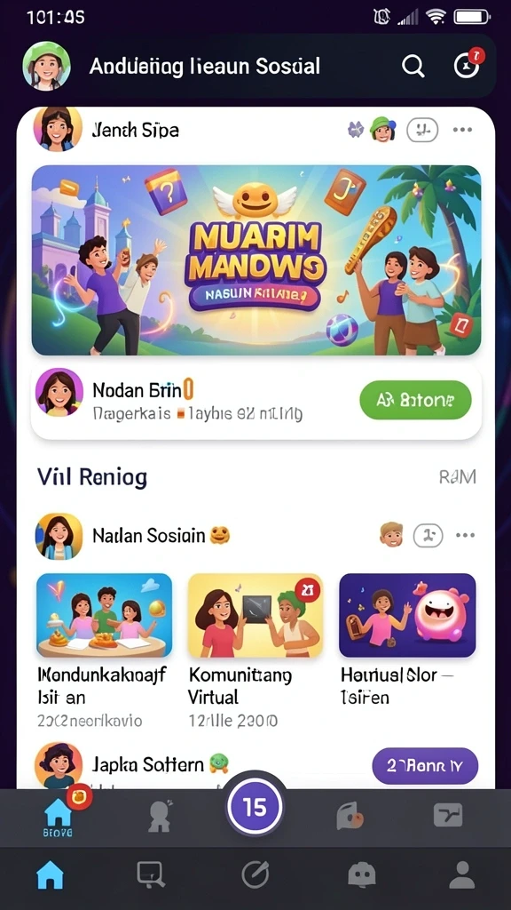 Tampilan antarmuka yang menarik dan intuitif.