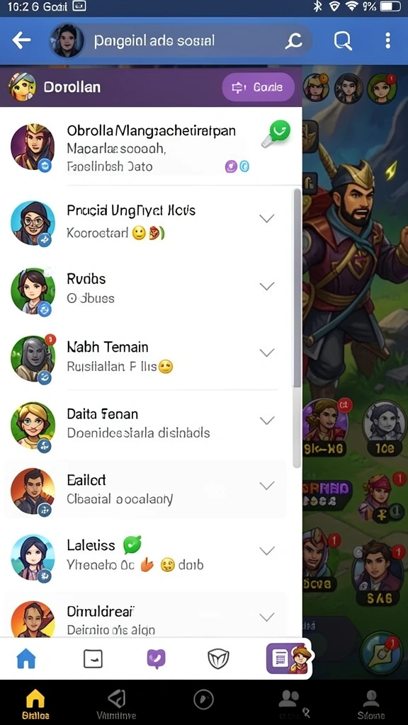 Tangkapan layar menunjukkan momen spesial dalam permainan.