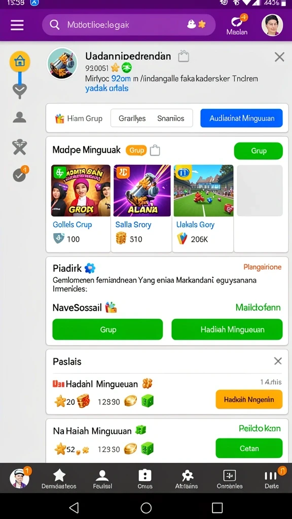 Fitur leaderboard untuk kompetisi yang lebih seru.