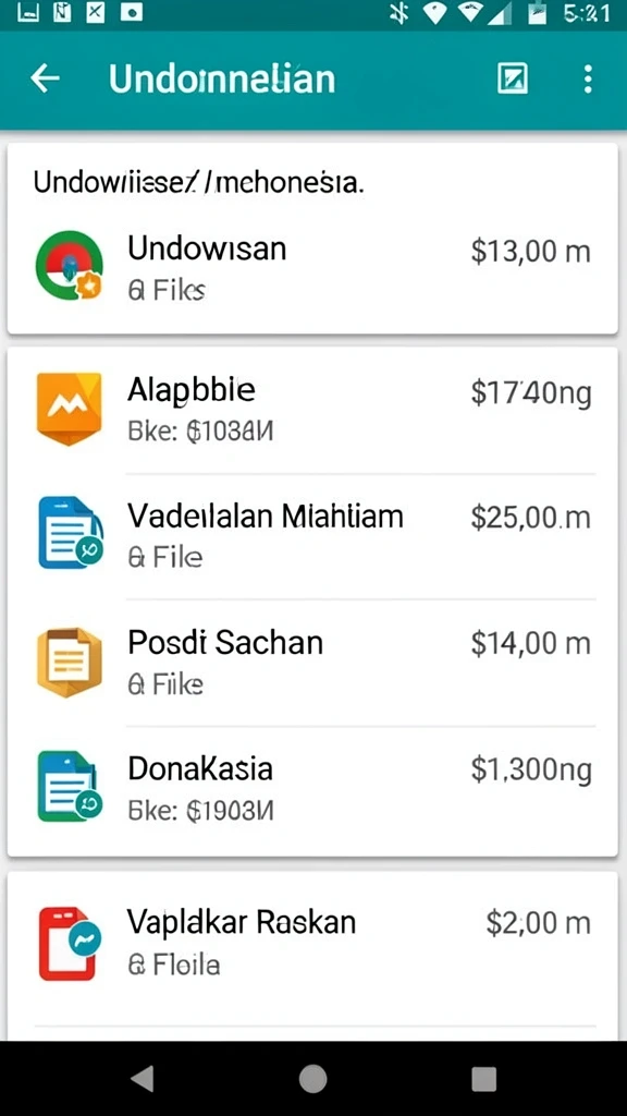 Antarmuka menarik untuk pengalaman bermain yang menyenangkan.