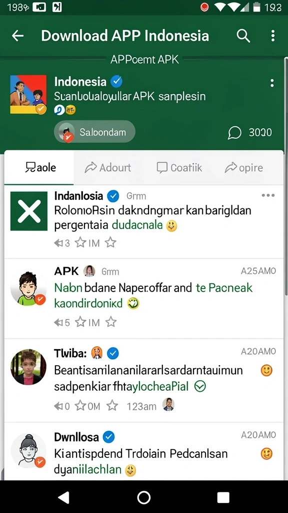 Tampilan menu utama yang intuitif dan mudah digunakan.