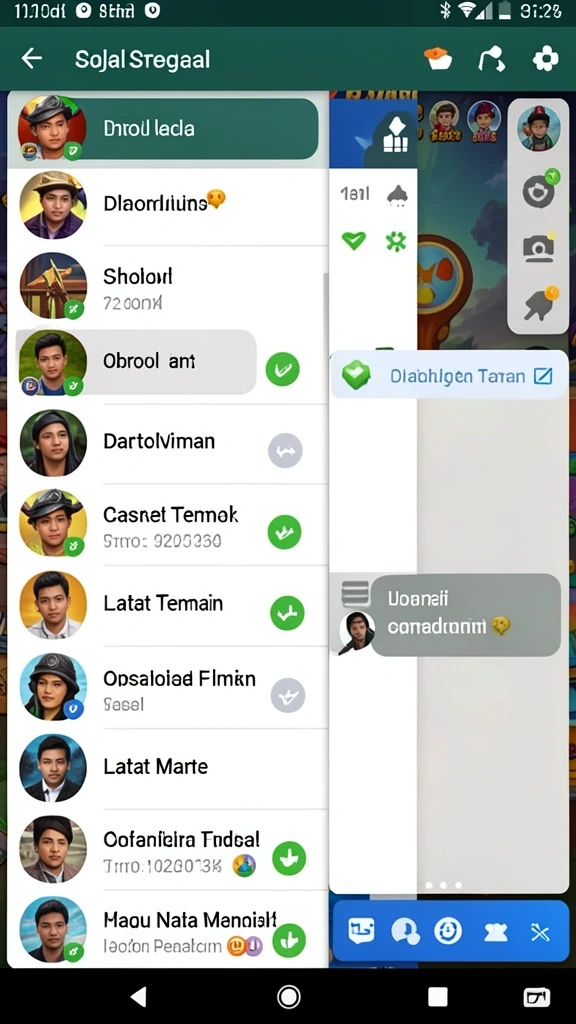 Sistem kustomisasi karakter yang unik.