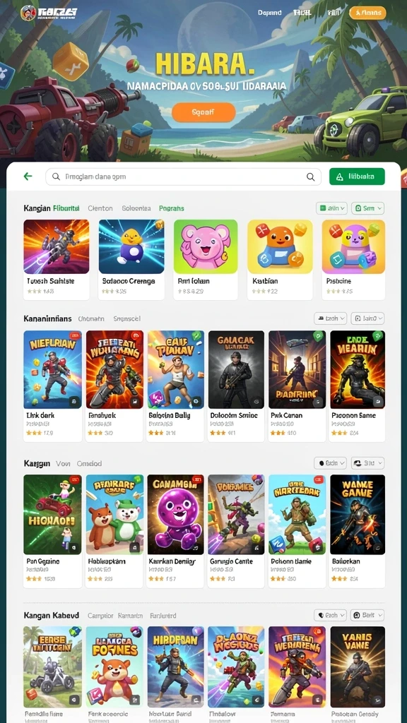 Karakter-karakter unik yang dapat kamu pilih.