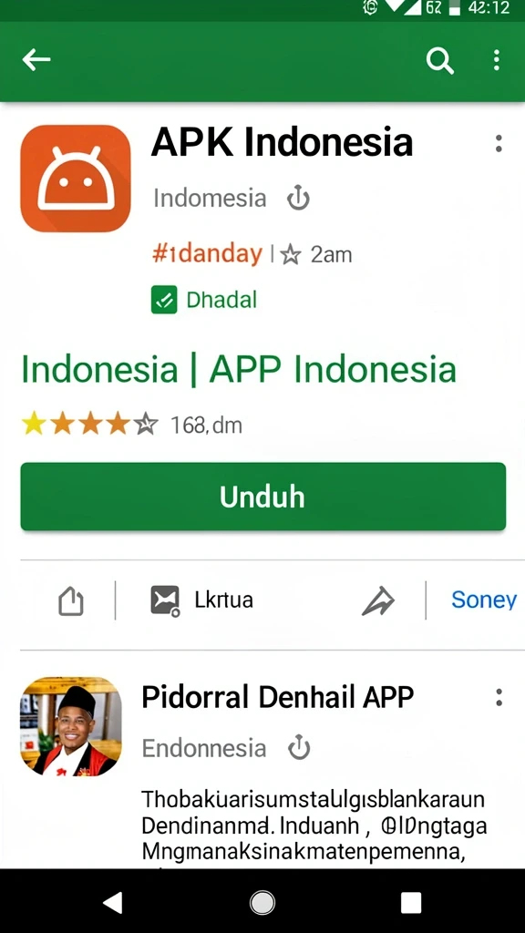 Tampilan antarmuka yang user-friendly.