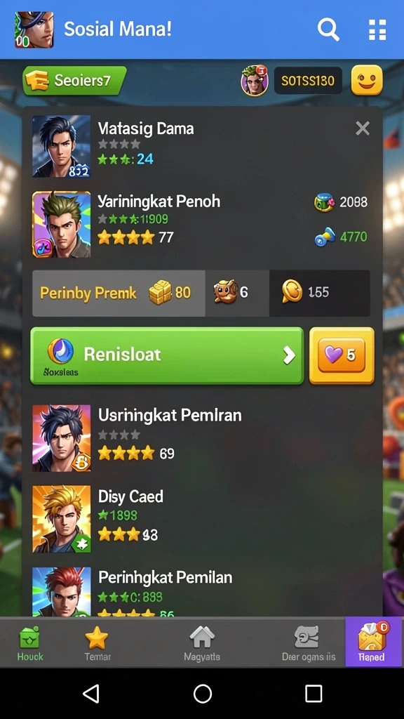 Event seru yang menghadirkan tantangan baru setiap bulan.