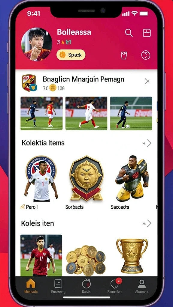 Tampilan awal yang menarik dan interaktif.