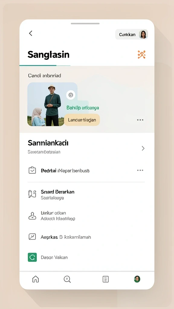Tampilan antarmuka yang menarik dan user-friendly.