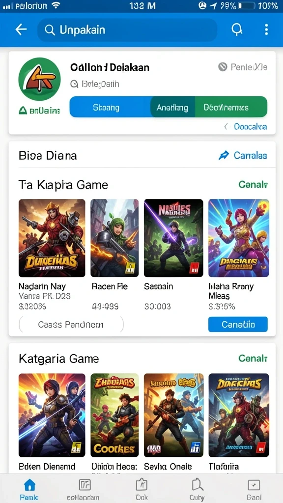 Pengaturan level yang beragam dan menantang.