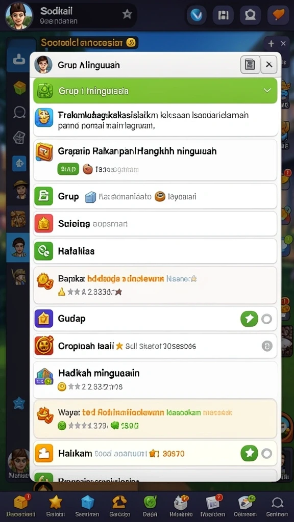 Tampilan awal yang menarik dan mengundang.