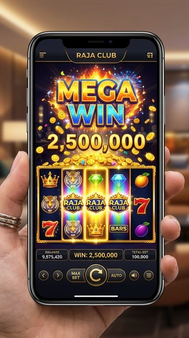 rajaclub — layar beranda